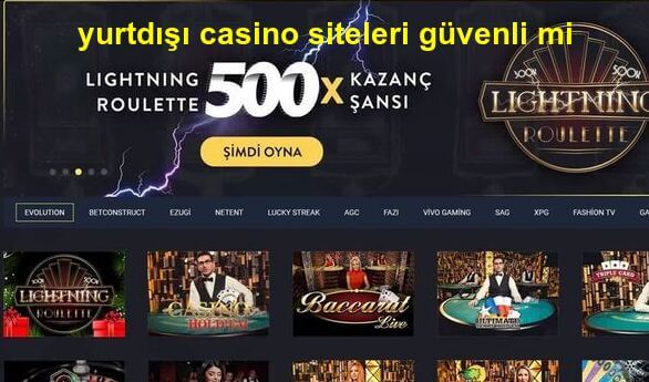 yurtdışı casino siteleri güvenli mi